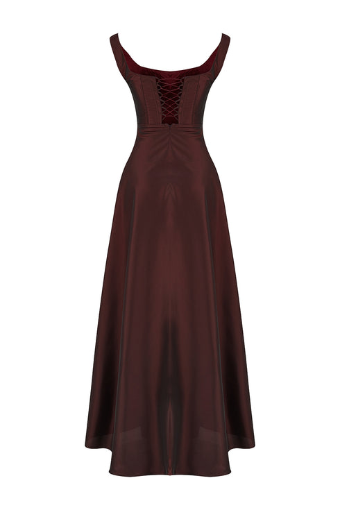 COSMOS A LINE DRESS